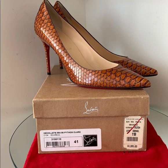 Christian Louboutin Shoes - Christian Louboutin Python Heels